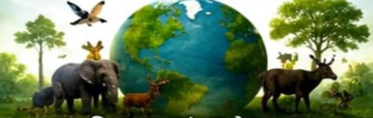 Earth globe surrounded by trees and wildlife – SPM's vision of a better tomorrow