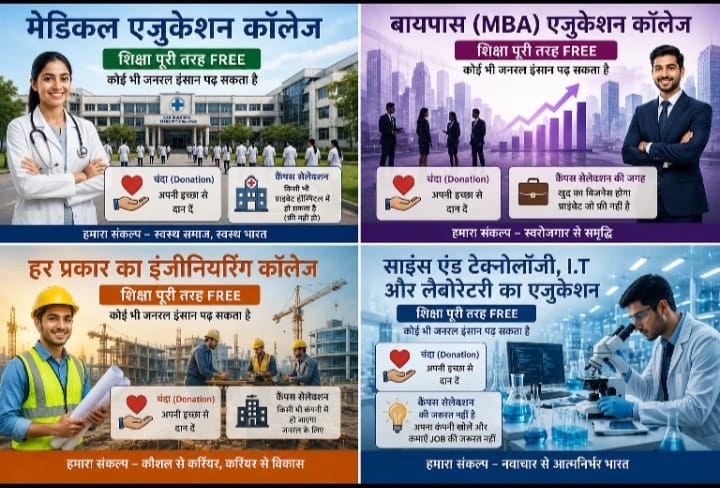 SPM vision poster – education colleges (planned vision, not an admission offer)